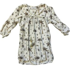 Girls Palm Tree‎ Print Dress